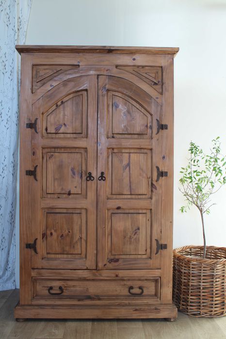 Szafa pini meksykańska drewniana wiejska farmhouse