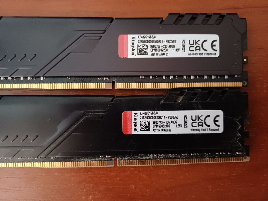 Оперативна памʼять Kingston Fury DDR4-3200 16gb(2x8)
