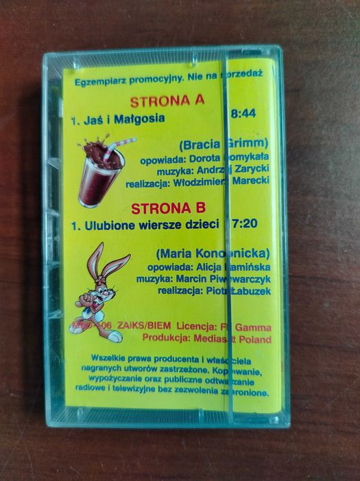 Kaseta Jaś i Małgosia kolekcja bajek