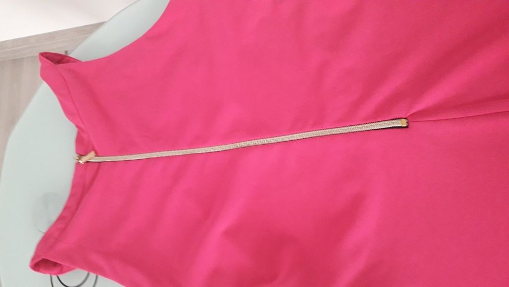 Rozowa sukienka S-M elegancka na wesele wizytowa