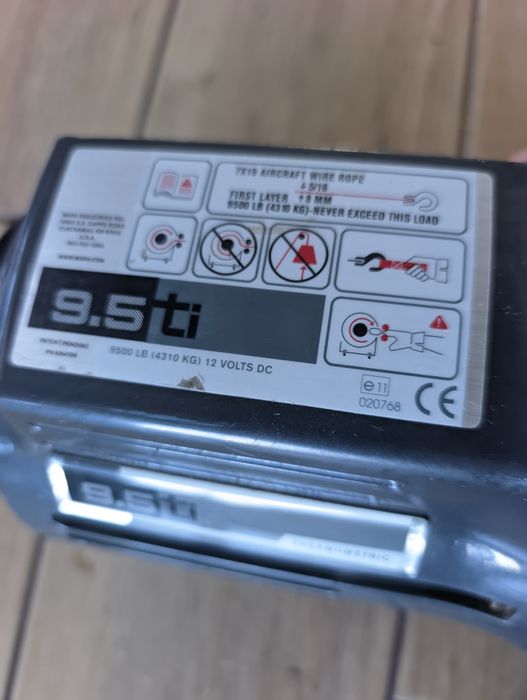 Лебідка електрична WARN 9.5ti Thermometric (4310 кг)(Bosch)