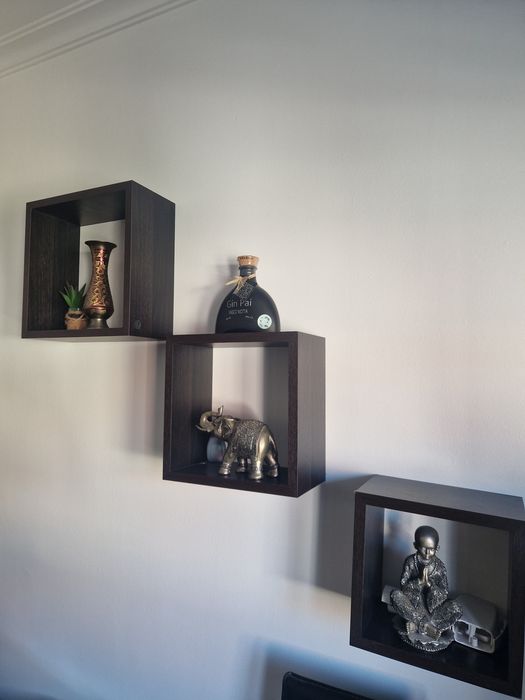 3 cubos madeira wengue