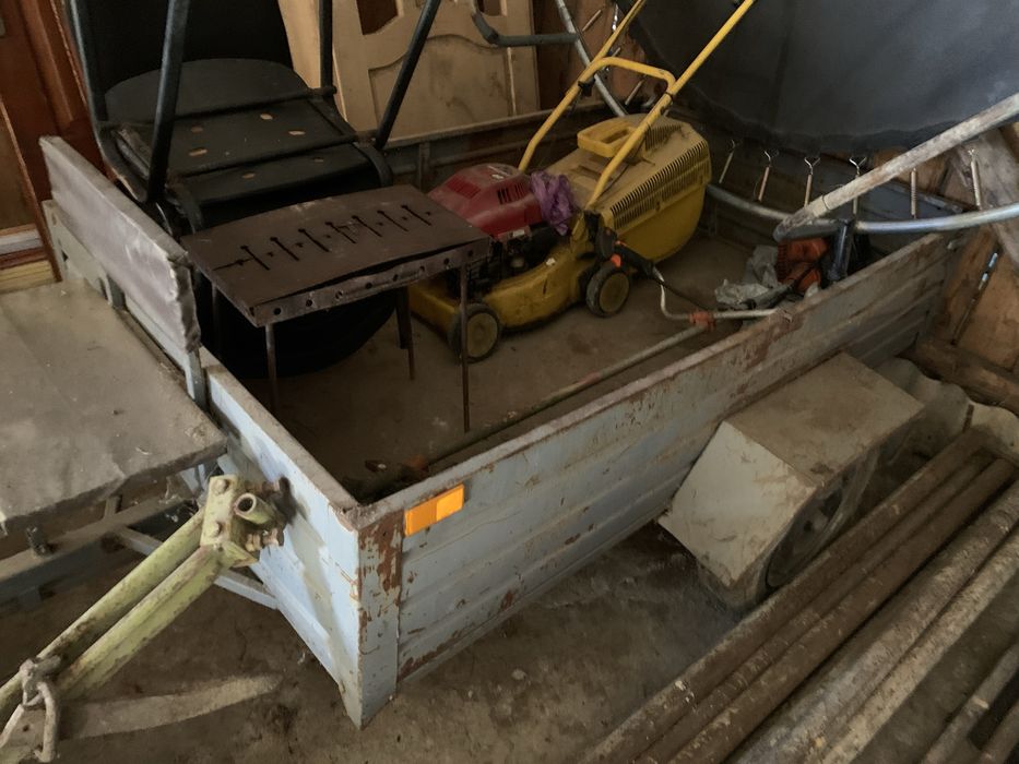 Мотоблок Zubr з прицепом, фреза, плуг