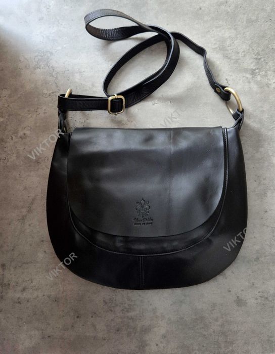 Кожаная сумка кроссбоди Florence итальянская. Шкіряна сумка