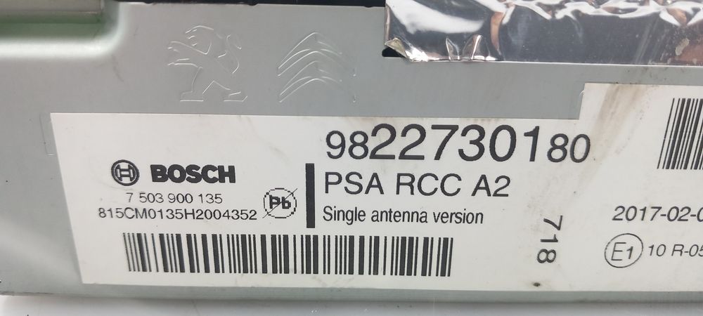 Rádio / auto-rádio PEUGEOT 208