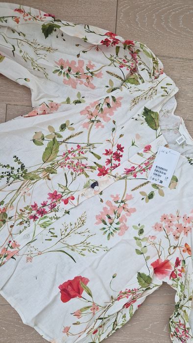 Piękna koszula lniana h&m rozm. XL