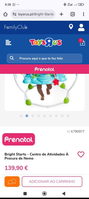 Saltador Nemo criança