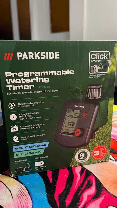 Електронний контролер таймер поливу, комп'ютер для поливу Parkside