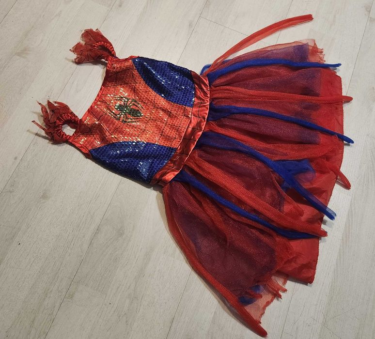 strój spajdermenka pająk superbohaterka przebranie nr 230