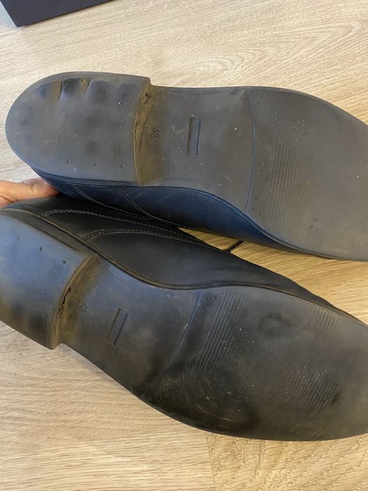 Buty męskie skórzane Ryłko 43 ciemny granat