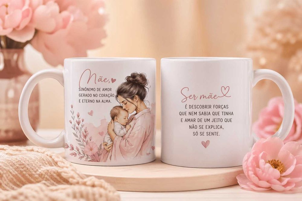 caneca personalizada l Personalized Coffee Mug l Cute Gift for Mom, Friend or Couple