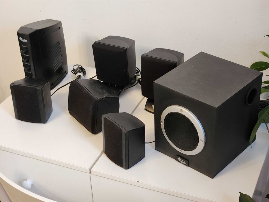 GŁOŚNIKI komputerowe lub kina domowego MANTA MM1500 5.1 kino domowe