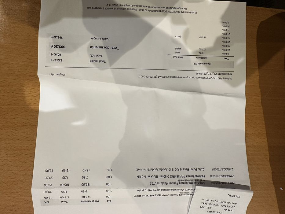 Guitarra eletrica com amplificador e cabos