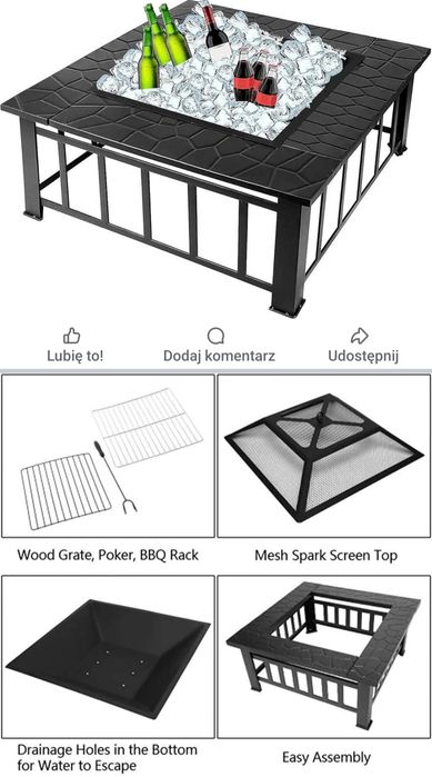 Palenisko grill 3w1