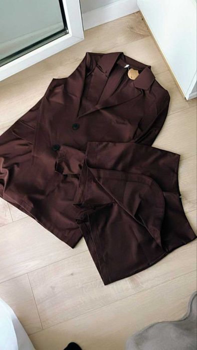 Komplet kostium marynarka żakiet spódnica spodenki