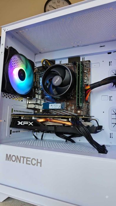 Computador Gaming Ryzen 5, RX 570, 32GB RAM
