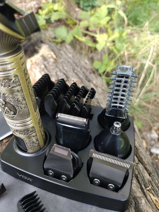 Набір ‼️VGR 106 машинка стрижки тример вуха триммер бороди трімер ніс