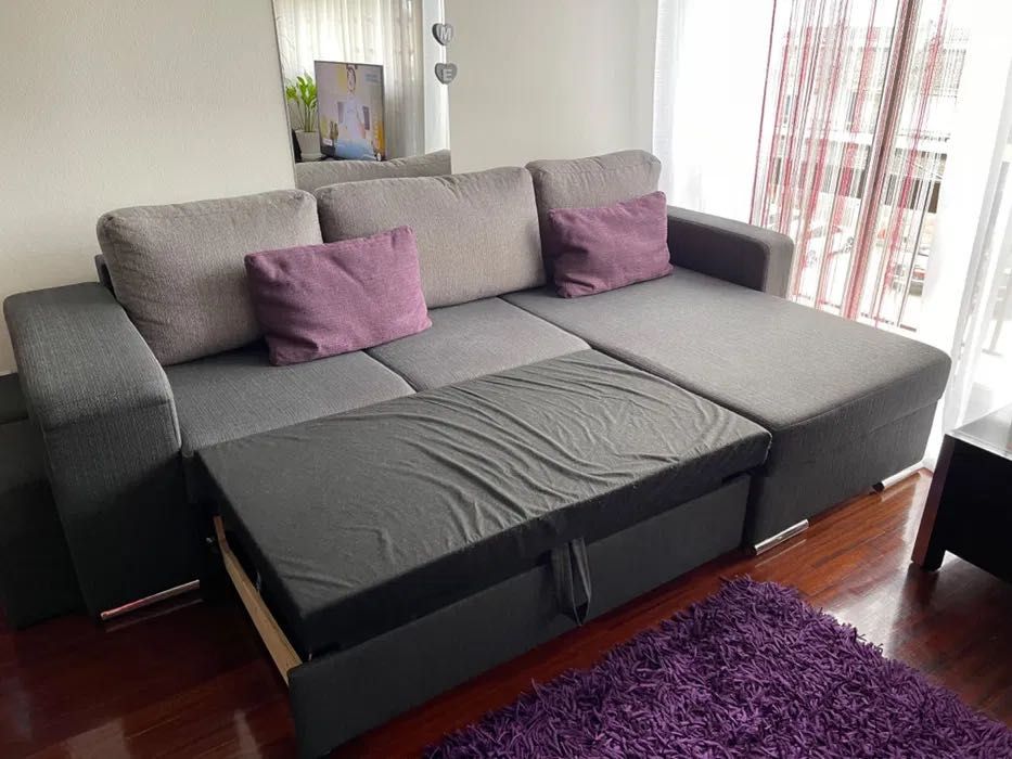 Sofá com cama como novo