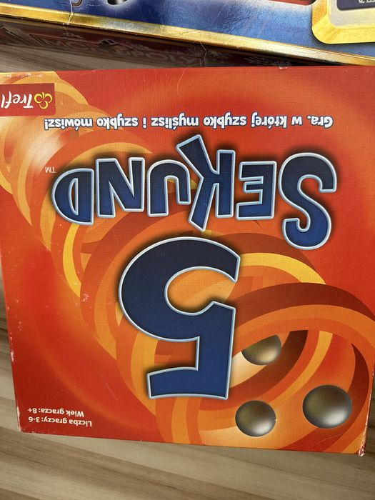 Zestaw gier planszowych monopoly 5 sekund chinczyk warcaby puzzle