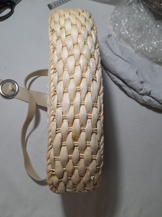 Сумка із соломки біжева нова