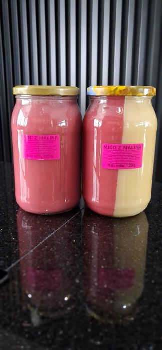 Miód z maliną jagodą kakao z owocami liofilizowanymi 2% wysyłka