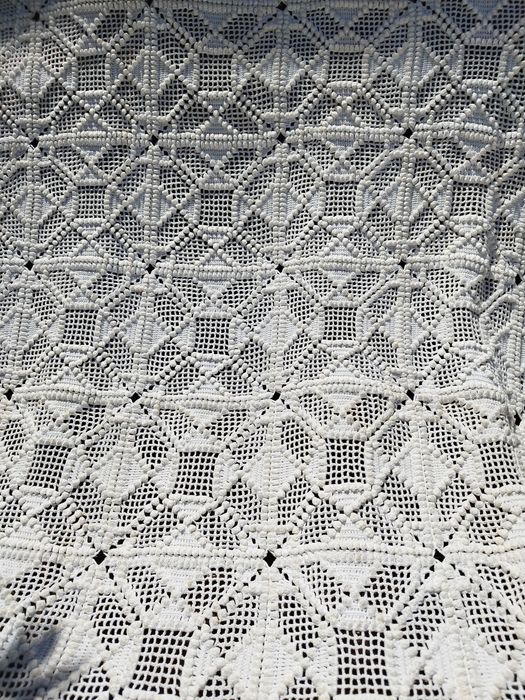 Handmade Crochet Bedspread64751902001410125
