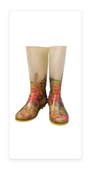 Сапоги резиновые детские луговые цветы Next б/у