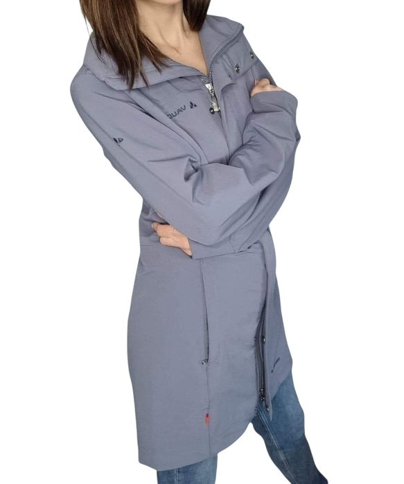 Cienki dlugi płaszczyk vaude Rozmiar s 36