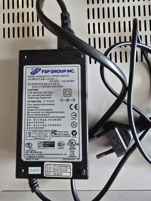 Zasilacz do dekoder tuner N+ STB ITI-5800S