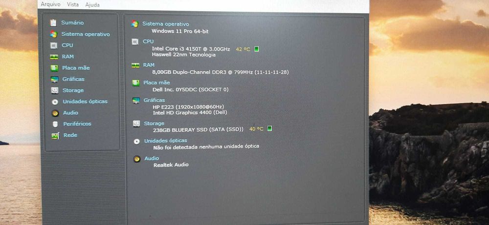 Mini PC Dell Optiplex 9020m 4ªGen. | i3-4150T-3.0G | 8G-DDR3 | SSD 256GB | W11