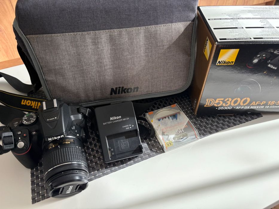 Nikon D5300 18-55 VRⅡKit Aparat NIKON D5300 + 18-55mm VR II - Nikon | Sklep EMPIK.COM