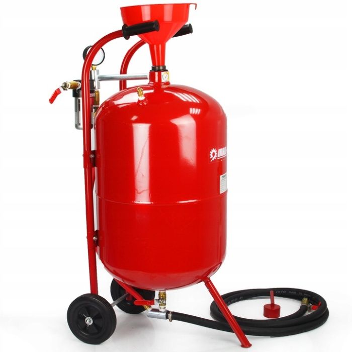 PIASKARKA MOBILNA syfonowa 76 L maska +3 dysze