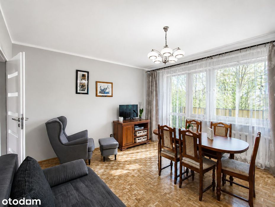 3 pokoje z dużym balkonem | 1piętro | Widok na zieleń | Zielony Dębiec