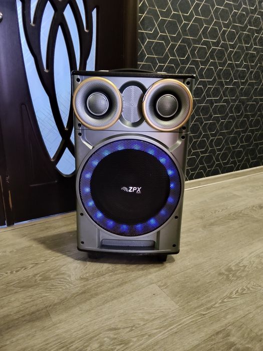 Колонка на аккумуляторе 120Вт с Bluetooth соединением