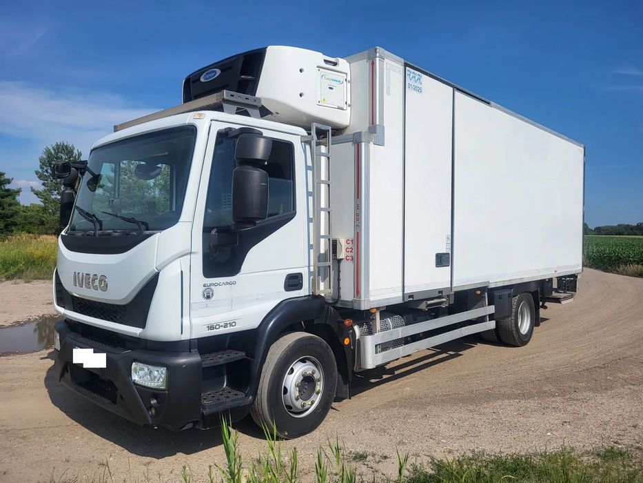 Iveco Eurocargo 160E210 2016r 16T DMC 210 KM 142 tyś km Winda Poduszki Izoterma Chłodnia Mroźnia SUPER STAN  Iveco EUROCARGO 160E210 16r LED Automat 142 tyś km Agregat Supra 1250