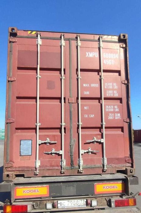 Kontener morski 40HC – duży, suchy, szczelny