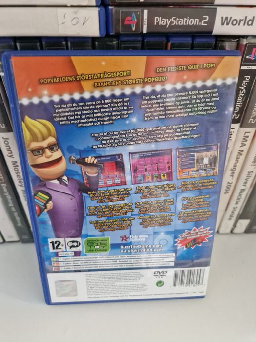 Buzz the pop quiz ps2 PlayStation 2