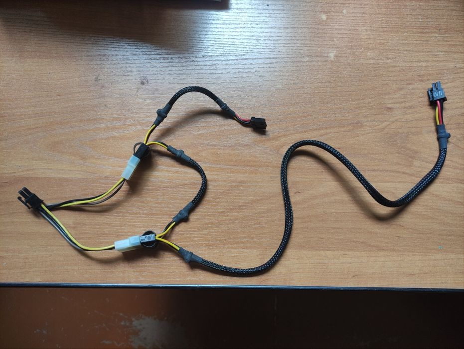 Модульный кабель переходник питания sata molex