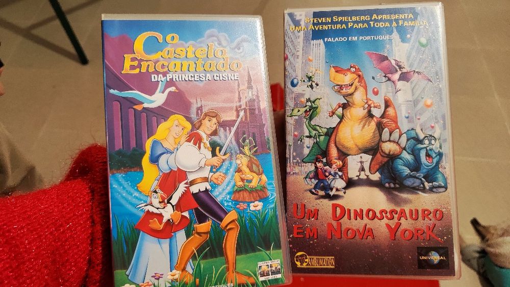 Cassete VHS desenhos animados