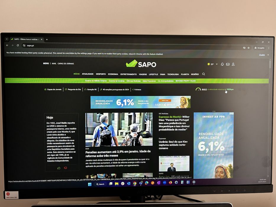 Monitor MSI MD241PW IPS 23,8” FHD 16:9 75 Hz