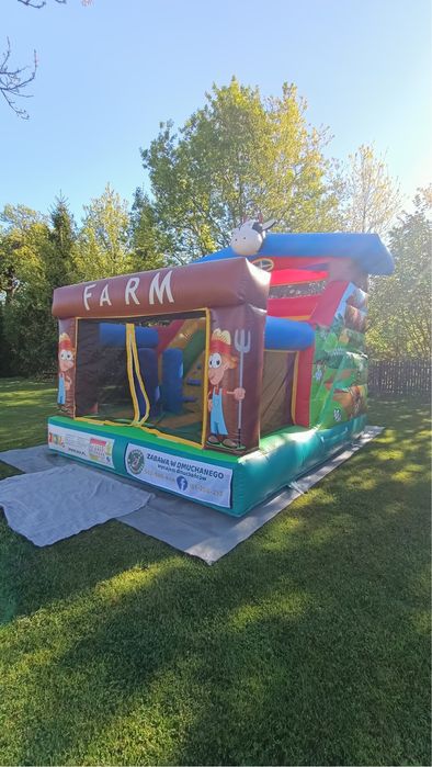 Zjeżdżalnia dmuchana, Dmuchaniec, dmuchańce, plac zabaw, skakaniec