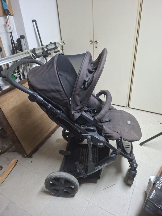 Carro de bebé a funcionar