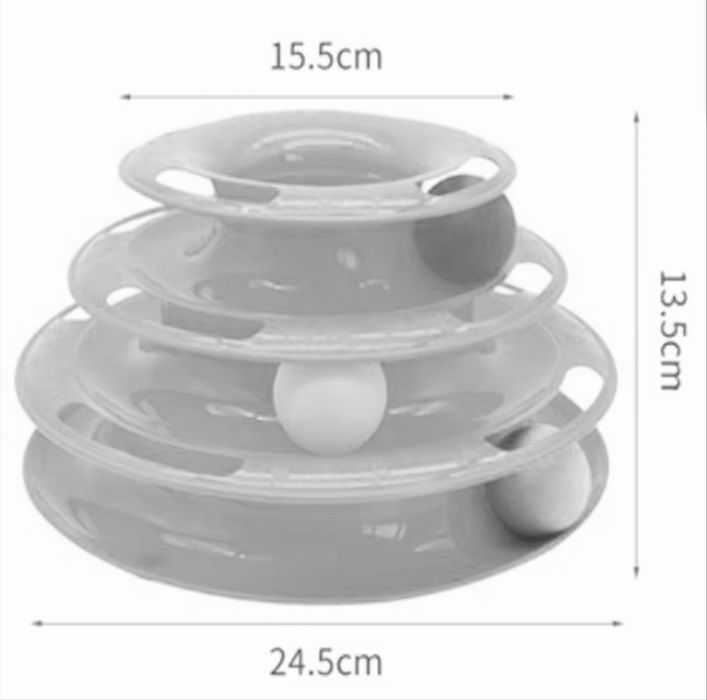 Игрушка для животных / кошек, пирамидка, интерактивная игрушка