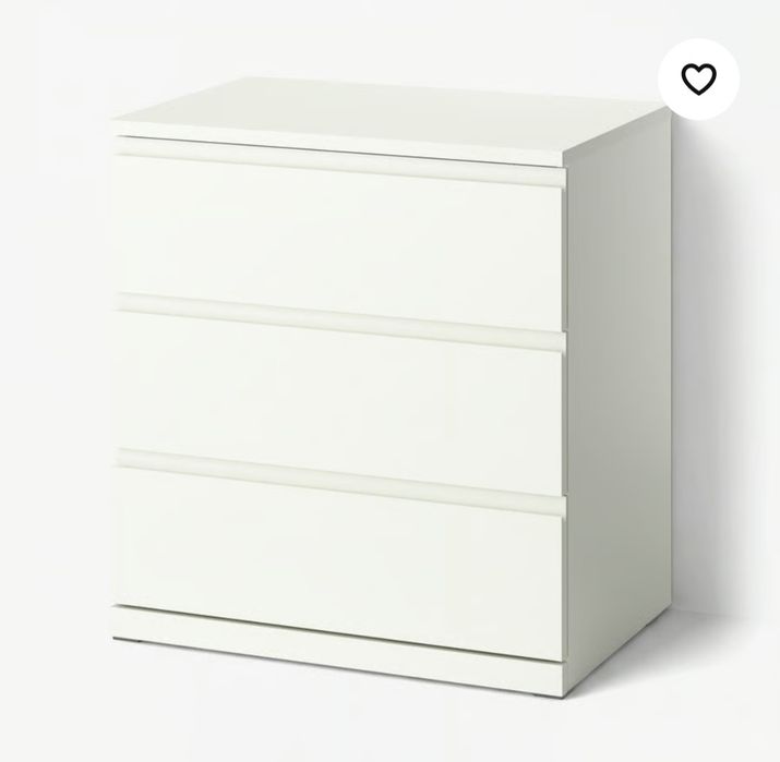 Cómoda branca ikea