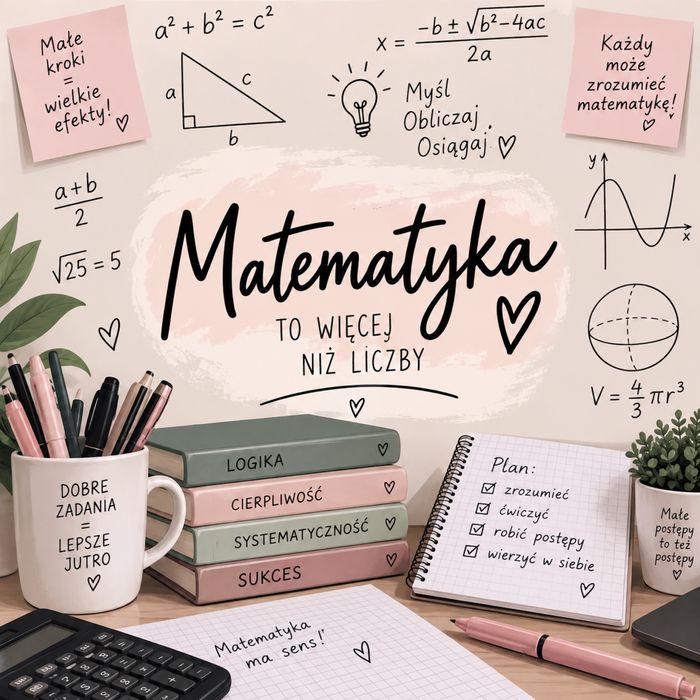 Korepetycje z matematyki z dojazdem do ucznia