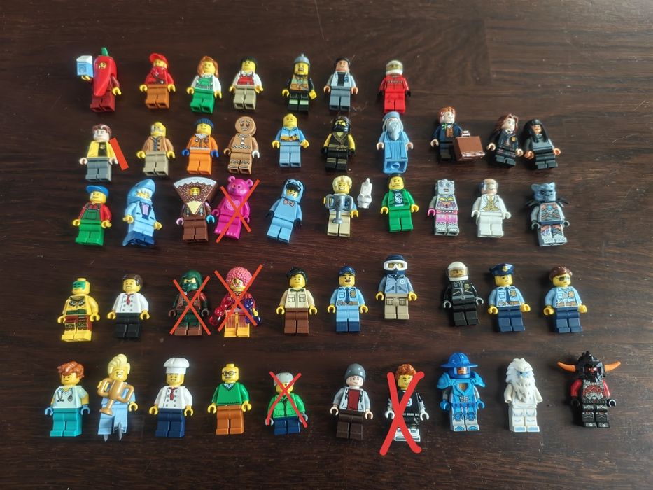 Оригинальные Lego фигурки / Оригинальные Lego  животные и еда