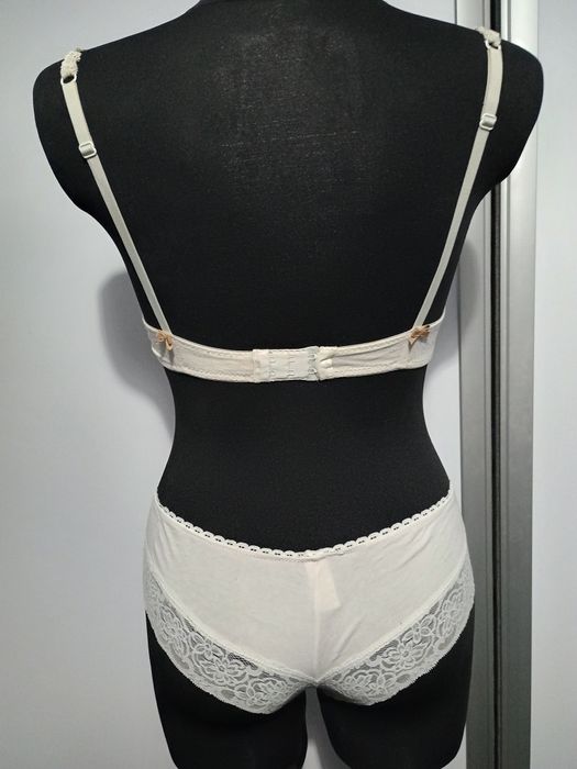 ZESTAW Biustonosz stanik atlantic 70B + majteczki majtki M