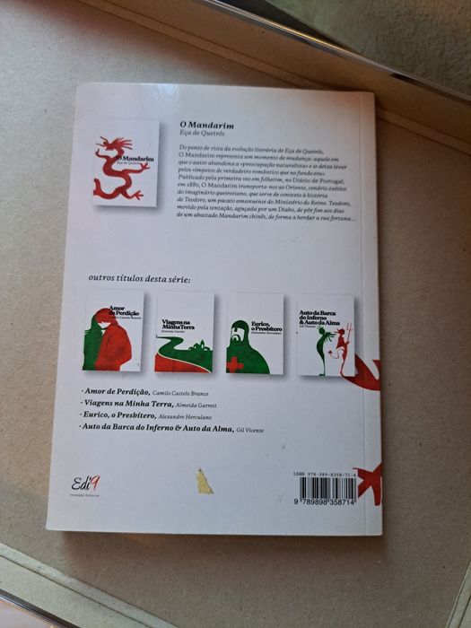 Livro "O Mandarim" de Eça de Queirós