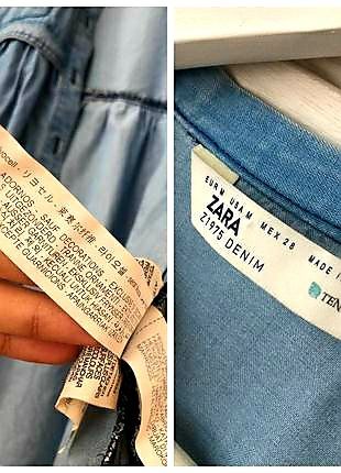 Платье рубашка джинсовое ZARA