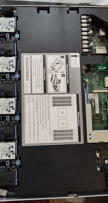 HP Proliant DL360 G6 розбирання запчастини